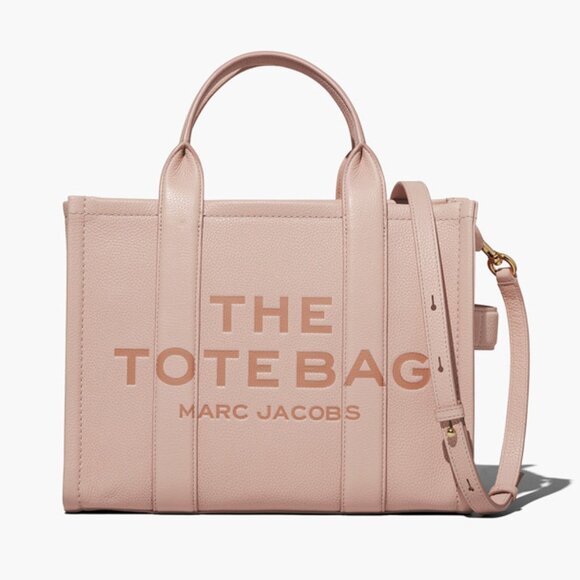 MARC JACOBS The Leather Medium Tote Bag – Rose